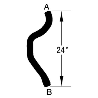 Kühlwasserschlauch Oben - Radiator Hose Upper  Camaro+Firebird 82-92